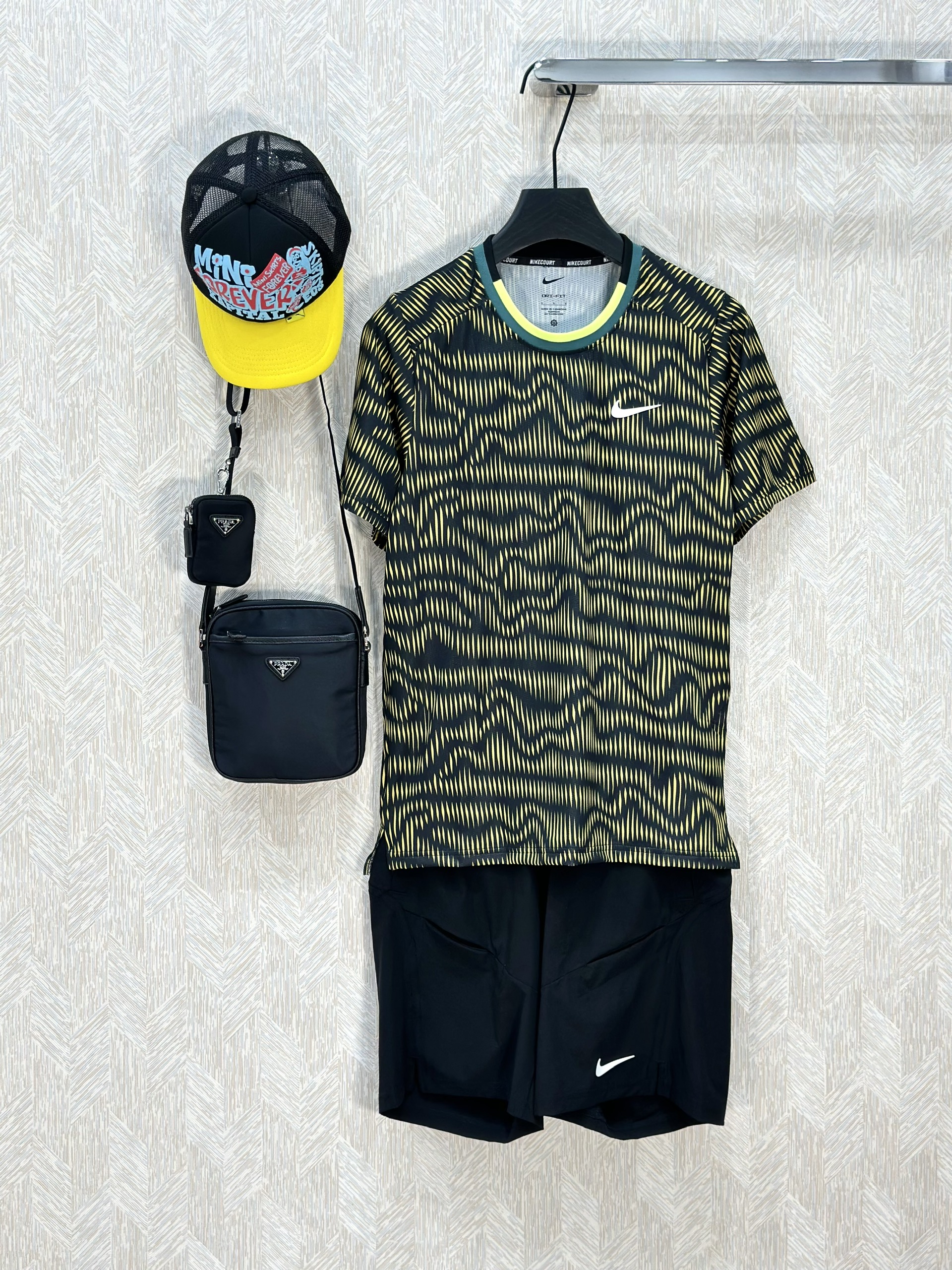 Bộ, Set hè Nike N phối màu kẻ Like Auth on web VTN